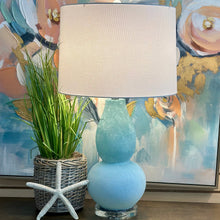 Load image into Gallery viewer, Frosted Blue Gourd Lamp
