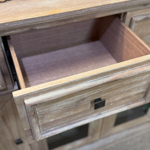 Distressed Taupe Sideboard