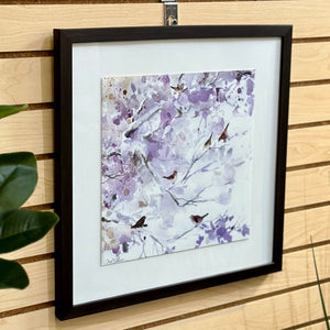 Framed Lavender Flower Art II