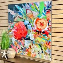 Load image into Gallery viewer, Vibrant Floral Oil Painting
