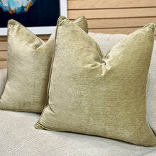 Load image into Gallery viewer, Taupe Chenille Down Pillow
