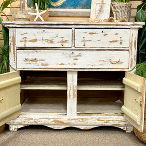 Distressed Wood Chest