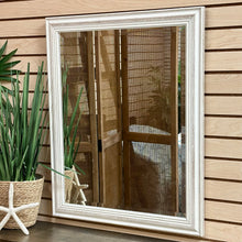 Load image into Gallery viewer, White Washed Beveled Mirror
