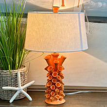 Load image into Gallery viewer, Orange Barnacle Lamp
