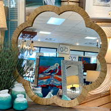 Load image into Gallery viewer, Woven Flower Shaped Mirror
