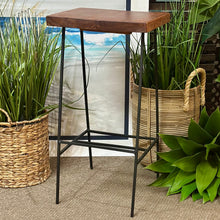 Load image into Gallery viewer, S/2 Wood/Metal Barstools
