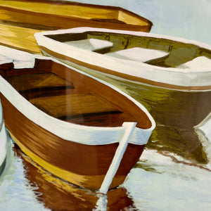 Canoes III Framed Art