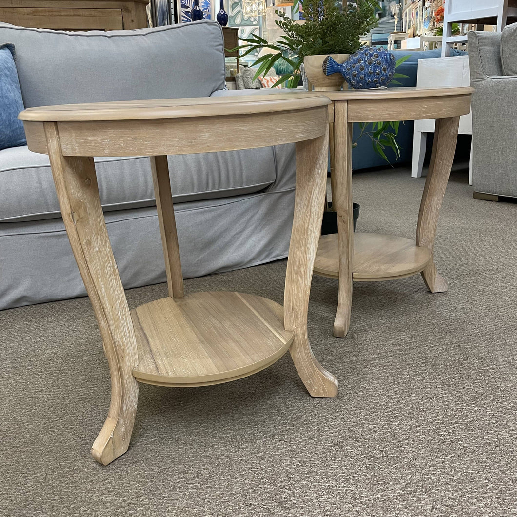 Round Natural Side Table