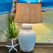 Load image into Gallery viewer, PB Distressed Ivory Lamp
