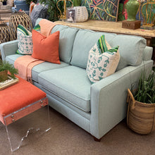 Load image into Gallery viewer, Light Aqua Performance Sleeper Sofa

