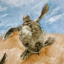 Load image into Gallery viewer, Baby Turtles Giclee Art
