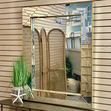 Load image into Gallery viewer, Gold Fragment Rect. Mirror
