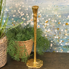 Load image into Gallery viewer, Forged Gold Candle Holder
