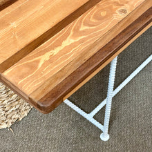 Load image into Gallery viewer, Reclaimed Wood/Metal Bench

