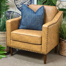 Load image into Gallery viewer, Vegan Leather Arm Chair
