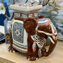 Load image into Gallery viewer, Brown Ceramic Elephant I
