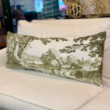 Load image into Gallery viewer, Green Chinoiserie Down Lumbar

