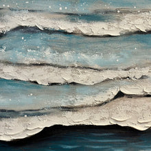 Load image into Gallery viewer, Waves On Beach Art
