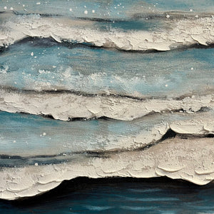 Waves On Beach Art