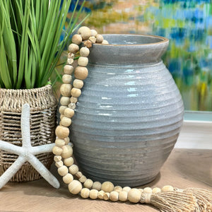 Grey Ceramic Crackle Pot