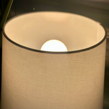 Load image into Gallery viewer, Glass/Silver Lamp
