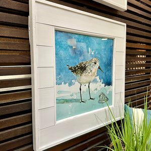 Glass Framed Sandpiper II
