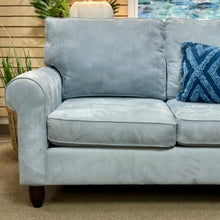 Load image into Gallery viewer, Haverty's Light Blue Sofa
