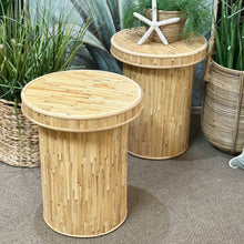 Load image into Gallery viewer, Bamboo Side Table
