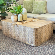 Load image into Gallery viewer, Textured Wood Coffee Table

