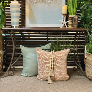 Wood & Iron Console