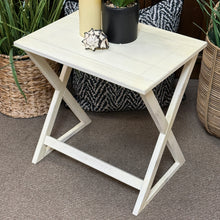 Load image into Gallery viewer, Ivory Trestle Side Table
