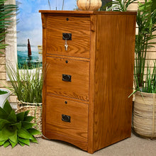 Load image into Gallery viewer, Wood Filing Cabinet
