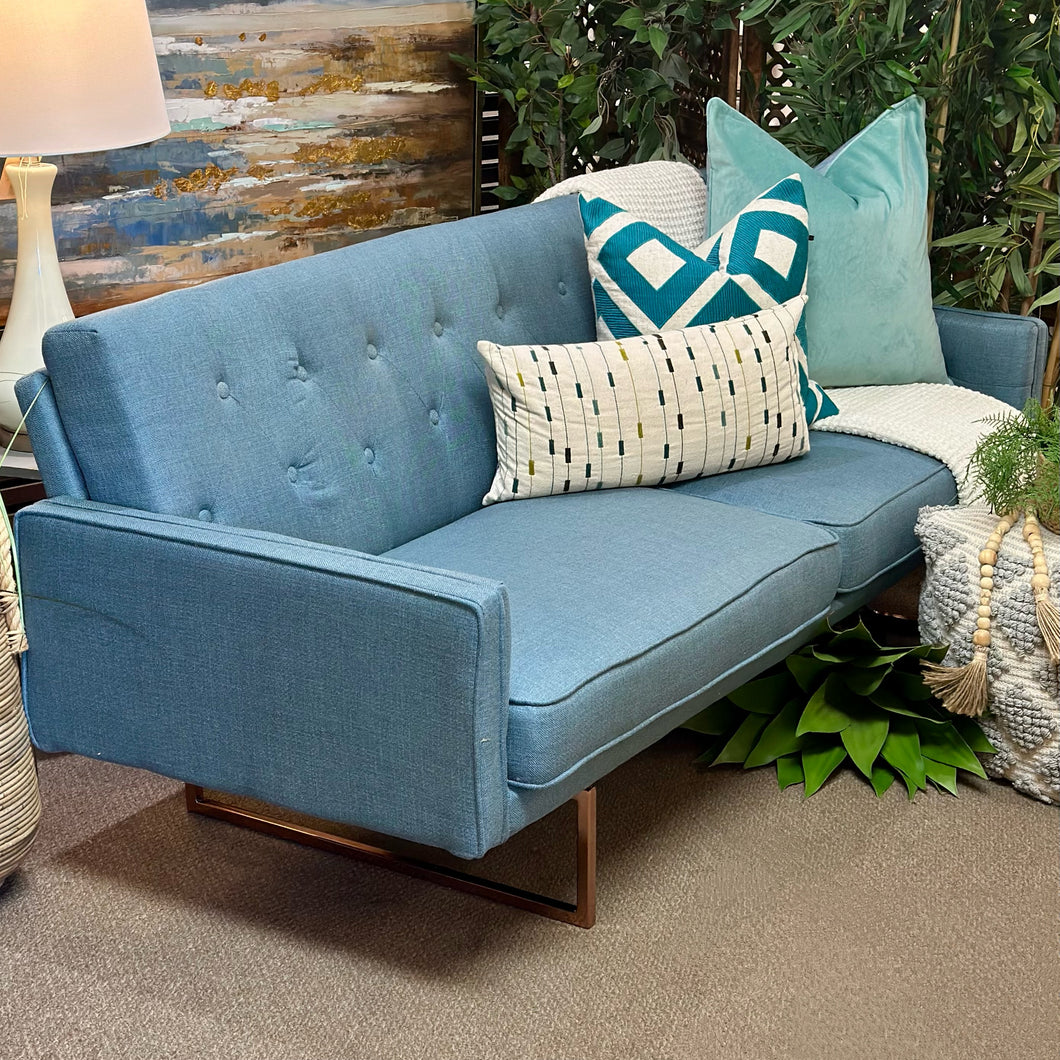 Teal Convertible Sofa