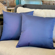 Load image into Gallery viewer, Navy Blue Outdoor Pillow
