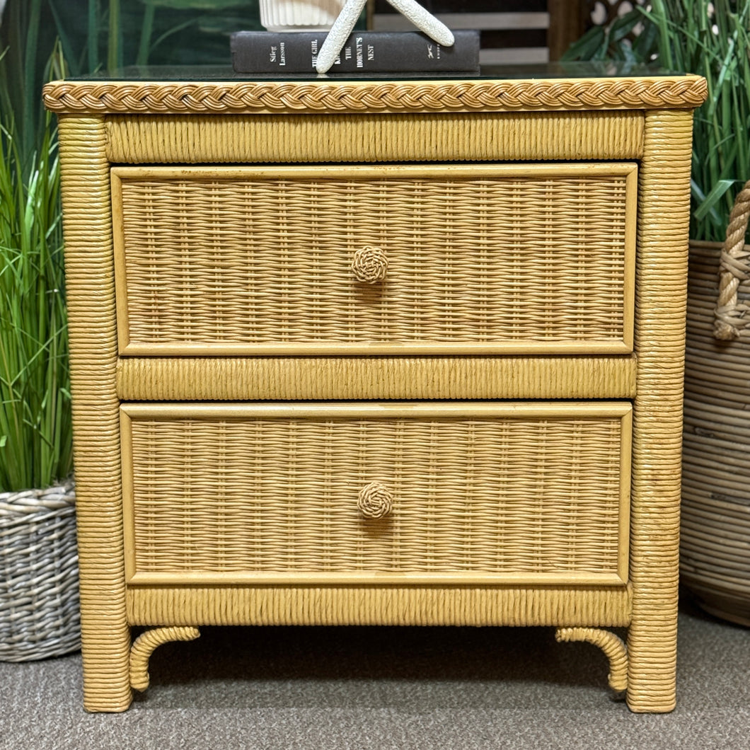 Henry Link Wicker Nightstand