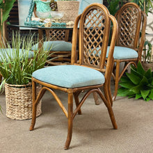 Load image into Gallery viewer, 5PC Rattan/Glass Dining Set
