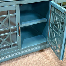 Load image into Gallery viewer, 60&quot; Teal Cabinet
