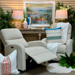 Beige Power Recliner