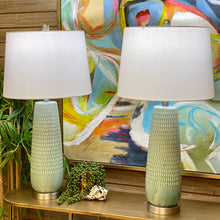 Load image into Gallery viewer, Textured Sage Table Lamp
