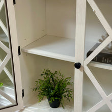 Load image into Gallery viewer, White Breakfront Cabinet
