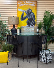 Load image into Gallery viewer, Glass Top Demilune Bar
