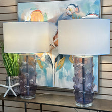 Load image into Gallery viewer, Plum Bubble Glass Lamp

