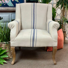 Load image into Gallery viewer, Uttermost Blue Striped Chair
