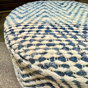 Woven Denim Stool