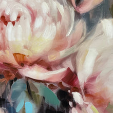 Load image into Gallery viewer, Blush Hand Embellished Floral Art
