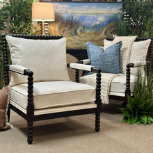 Load image into Gallery viewer, Black Spool Chair
