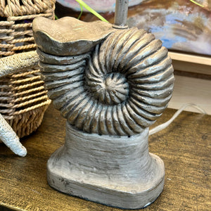 Silver Nautilus Lamp