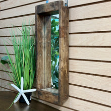 Load image into Gallery viewer, Rustic Wood Mirror
