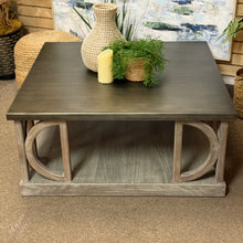 Load image into Gallery viewer, Universal Steel/Driftwood Coffee table
