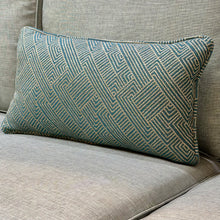 Load image into Gallery viewer, Teal/Champagne Down Lumbar
